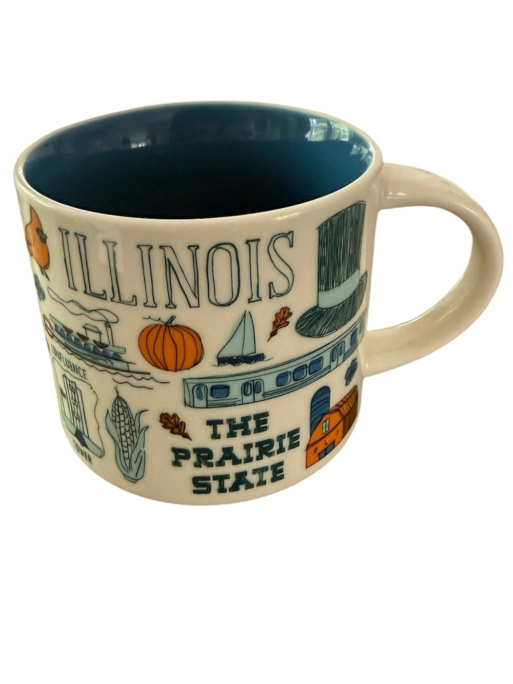 Starbucks Illinois State Ceramic Mug- 2018 Been There Across the Globe Series